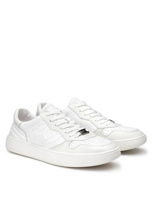 CULT IRON 3992 Adidași din piele cu logo în relief alb - Pantofi bărbați