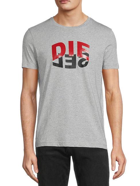 DIESEL T-DIEGOS Tricou din bumbac gri - tricou