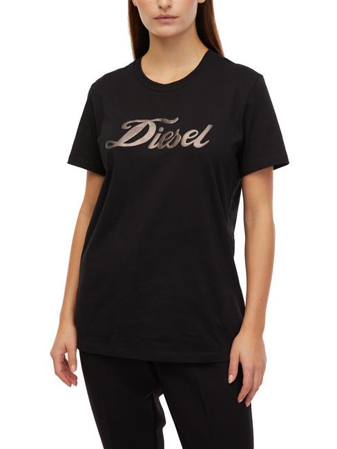 DIESEL T-SILY Tricou din bumbac negru - tricou