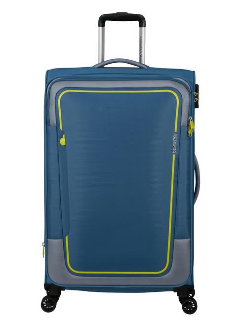 AMERICAN TOURISTER PULSONIC Cărucior mare extensibil coronet blue - Trolere semirigide
