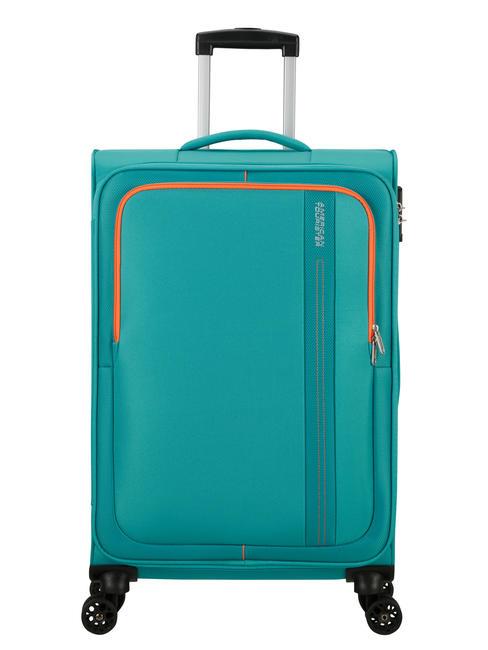 AMERICAN TOURISTER SEA SEEKER Cărucior de mărime medie acvatic / verde - Trolere semirigide
