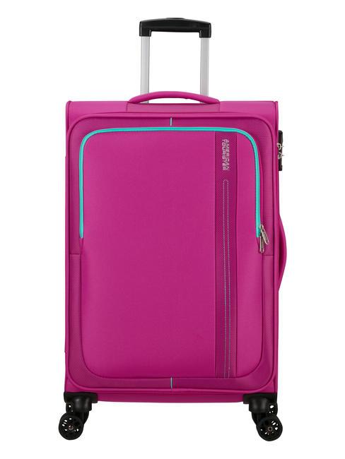 AMERICAN TOURISTER SEA SEEKER Cărucior de mărime medie adânc / fuch - Trolere semirigide