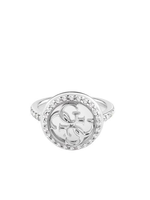 GUESS LIFE IN 4G Inel cu logo si cristale SILVER - Inele