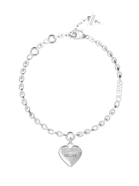 GUESS FALLING IN LOVE Bratara cu inima SILVER - Brățări