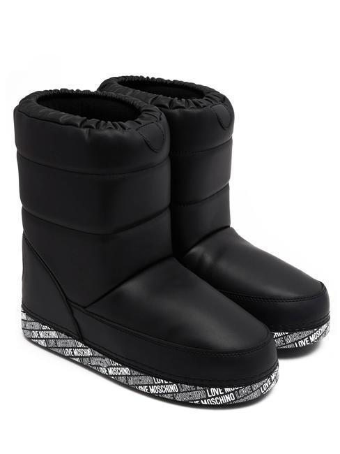 LOVE MOSCHINO SKIBOOOT 20 Botine captusite negru - Pantofi femei