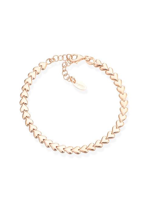 AMEN AMORE Bratara din tricot inima Trandafir - Brățări