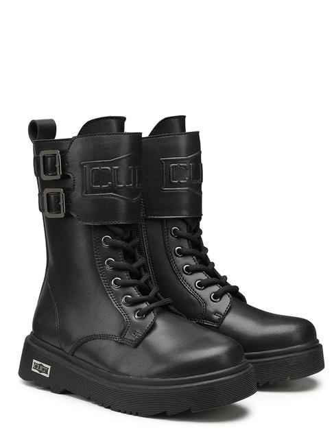CULT SLASH 0052 KIDS Botine amfibiene cu catarame negru - Pantofi pentru bebeluși