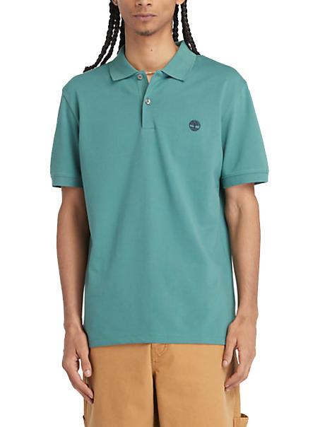 TIMBERLAND MERRYMEETING RIVER Tricou polo din bumbac stretch pin de mare - maiou Polo