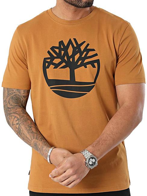 TIMBERLAND KBEC RIVER Tricou cu maneca scurta cizmă de grâu/negru - tricou