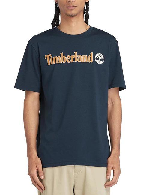 TIMBERLAND KENNEBEC RIVER LINEAR LOGO Tricou din bumbac safir închis - tricou