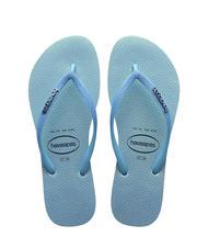 HAVAIANAS SLIM GLITTER IRIDESCENT Papuci flip-flop albastru lavandă - Pantofi femei - 1