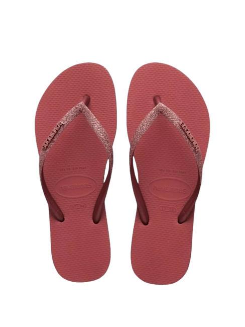 HAVAIANAS SLIM SPARKLE Papuci flip-flop pau brazil - Pantofi femei