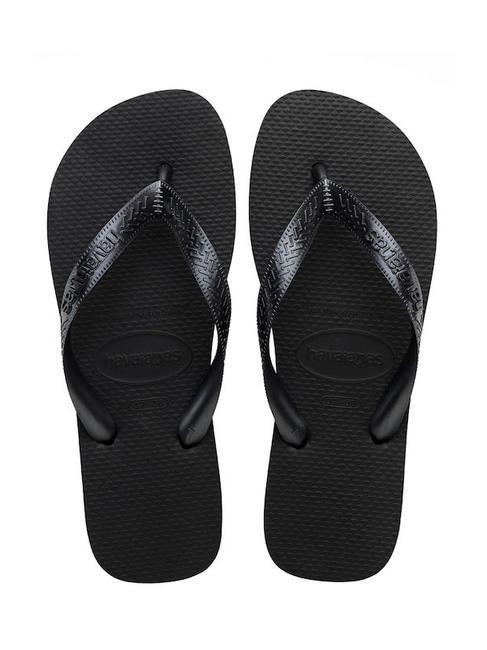 HAVAIANAS TOP TIRAS SENSES Papuci flip-flop BLACK - Pantofi femei