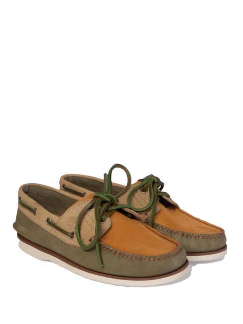 TIMBERLAND CLASSIC  Pantofi de barca lichen profund grn - Pantofi bărbați