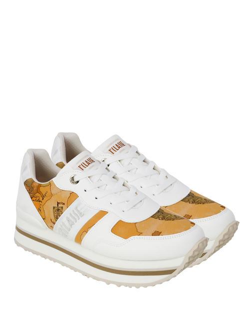 ALVIERO MARTINI PRIMA CLASSE WENDY Adidași Alb / Geo Bej - Pantofi femei