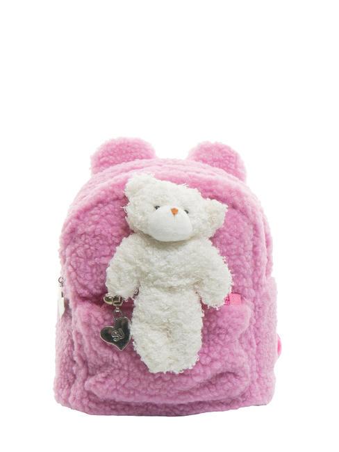 SJGANG BEAR KIDS Mini rucsac ROSU RODAMINĂ - Rucsacuri pentru școală și timp liber