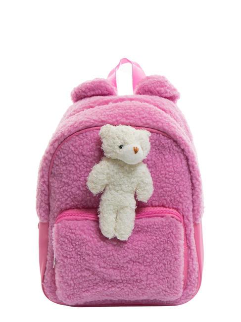 SJGANG BEAR KIDS Mini rucsac ROSU RODAMINĂ - Rucsacuri pentru școală și timp liber