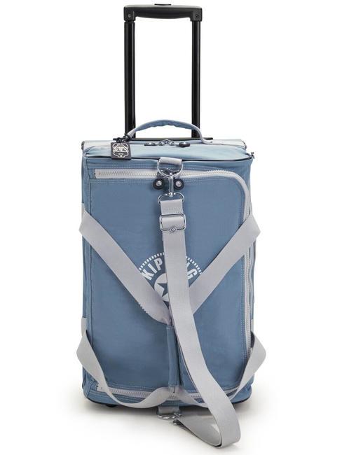 KIPLING TEAGAN S Geantă pentru bagaje de mână troller combo albastru perie - Bagaje de mână