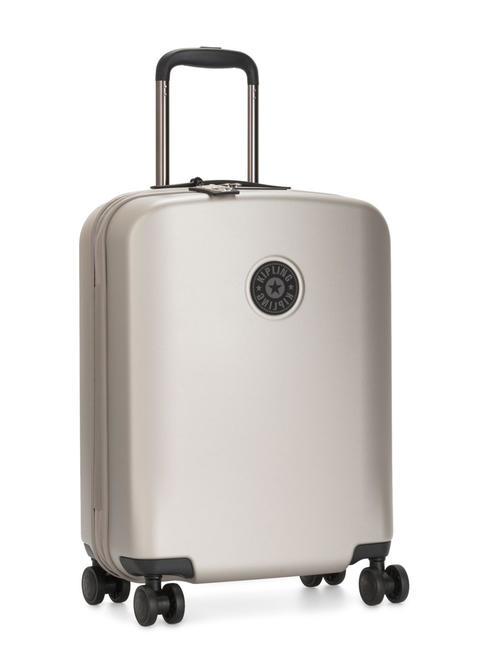 KIPLING CURIOSITY S METALLIC Troller pentru bagaje de mână metalglow - Bagaje de mână