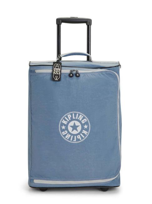 KIPLING TEAGAN C Cărucior pentru bagaje de mână combo albastru perie - Bagaje de mână