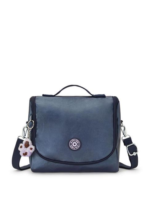 KIPLING NEW KICHIROU Geantă de prânz cu curea de umăr amiral bl metalic - Saci și accesorii pentru copii