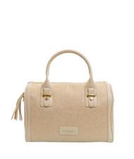 BRACCIALINI FONT Geanta de umar jacquard bej - Genți femei - 1