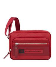 PIQUADRO PQ-BIOS  PQ-BIOS Curea de umăr din nylon regenerat RED - Genți de umăr bărbați - 1