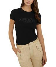 GUESS SANGALLO Tricou din bumbac stretch - tricou