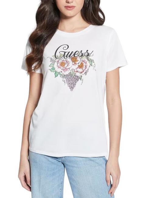 GUESS GRAPE WINE Tricou cu imprimeu alb purpuriu - tricou