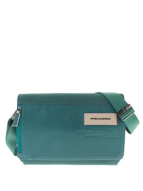 PIQUADRO ADE Messenger pentru PC 13" VERDE - Serviete birou