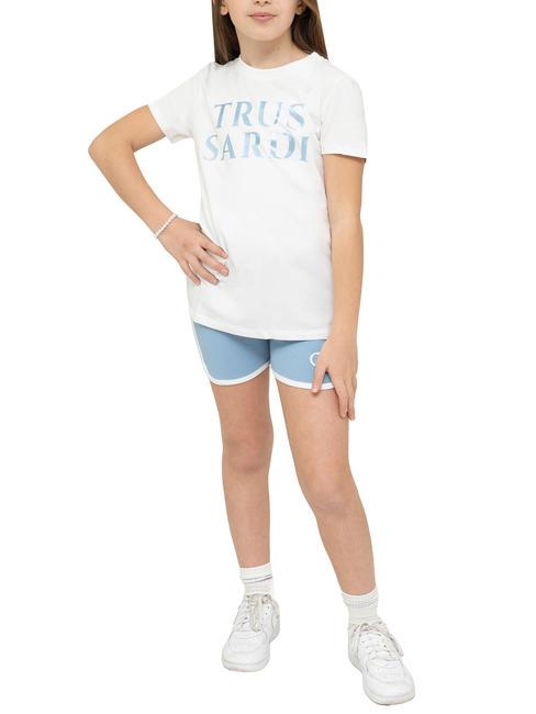 TRUSSARDI LIMEO Set tricou și bermude din bumbac cu/azur - Treninguri pentru copii