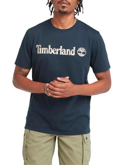 TIMBERLAND KENNEBEC RIVER TREE LOGO  Tricou din bumbac safir închis - tricou