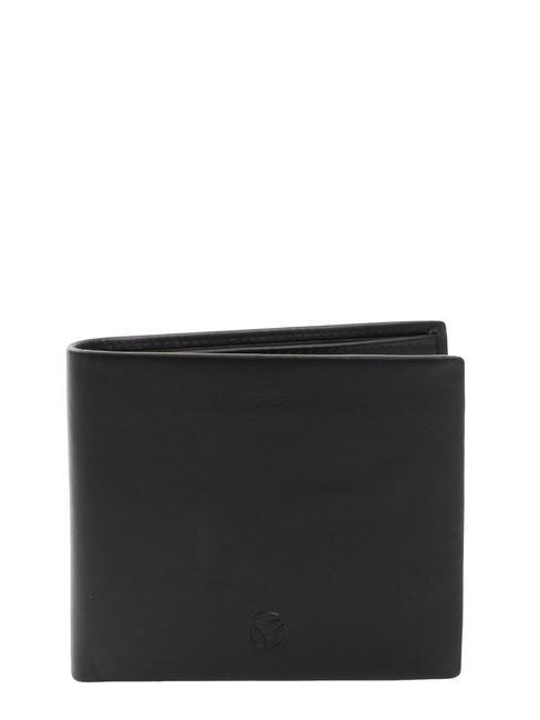 MOMO DESIGN LOGO EMBOSSED portofel din piele de 10cc negru - Portofele bărbați