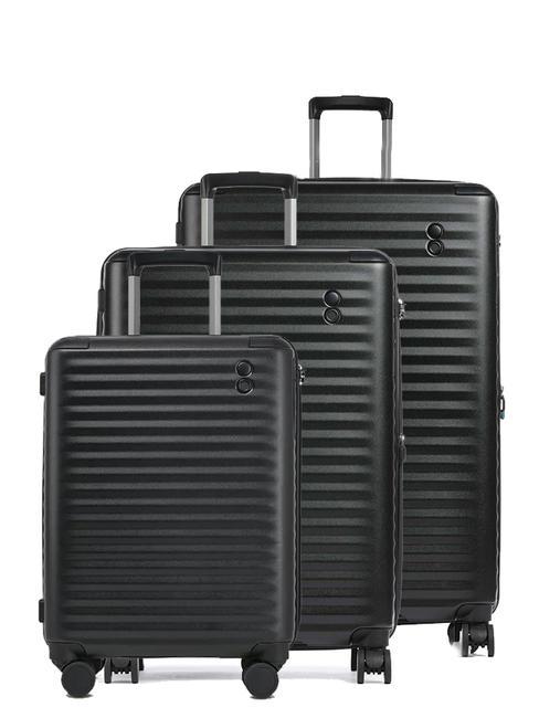 ECHOLAC CELESTRA BLX Set 3 carucioare: cabina, extensibil mediu si mare negru - Set trolere