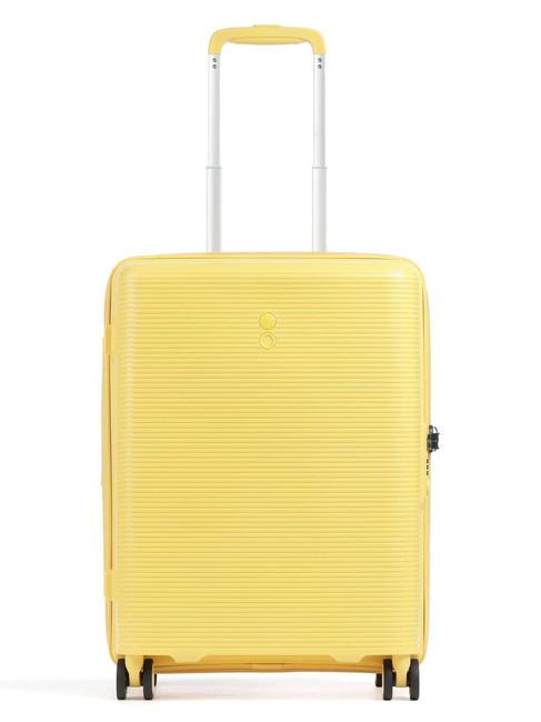 ECHOLAC FORZA Cărucior pentru bagaje de mână extensibil galben - Bagaje de mână