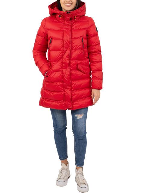 DEKKER CHALA NY Plapumă lungă roșu porțelan - Jachete de puf pentru femei