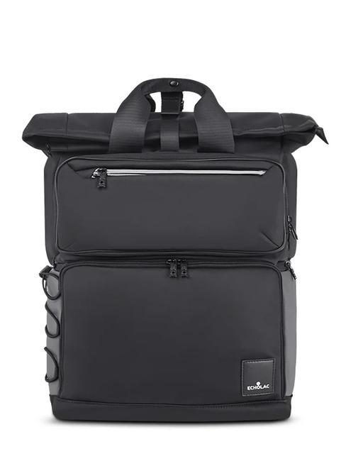 ECHOLAC TRAVERSE Rucsac rolltop pentru laptop de 15,6". negru - Rucsacuri pentru laptop