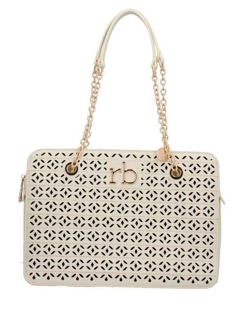 ROCCOBAROCCO CLIO  Geanta de umar aproape alb - Genți femei