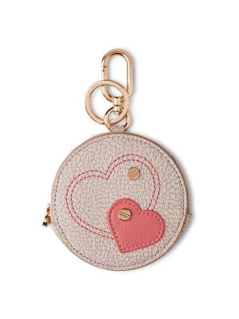 BORBONESE KEYRING Breloc cu breloc inimă 15 trandafiri de nisip/ceai - Portchei