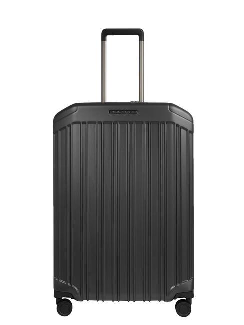 PIQUADRO PQ-LIGHT Cărucior mediu extensibil negru mat - Trolere rigide