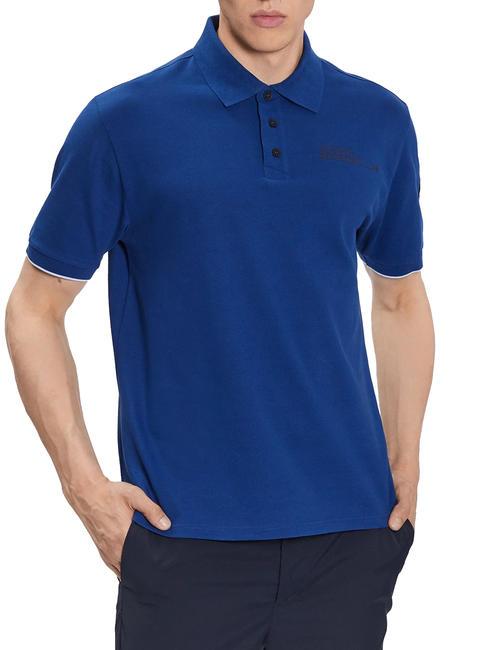 NORTH SAILS MASERATI Tricou polo cu mânecă scurtă din bumbac elastic albastru electric - maiou Polo