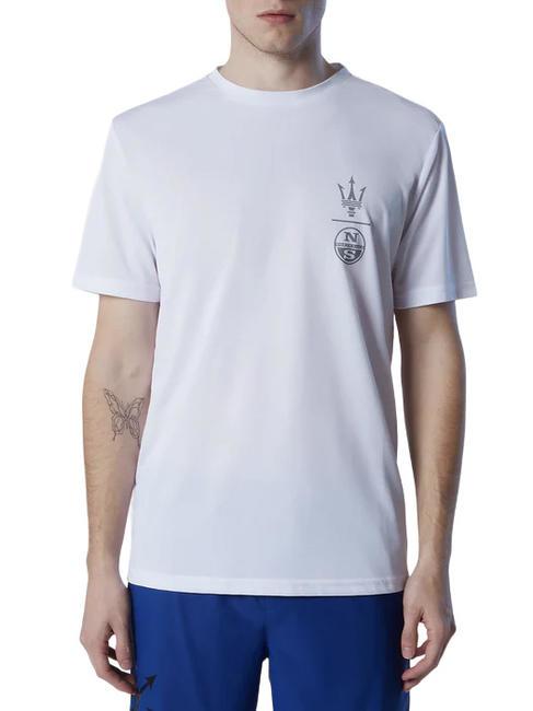 NORTH SAILS MASERATI Tricou cu imprimeu grafic alb - tricou