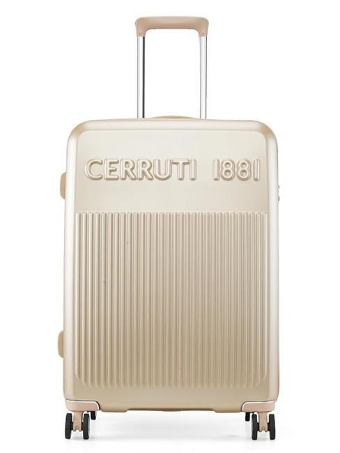 CERRUTI 1881 Cărucior mediu extensibil Șampanie - Trolere rigide
