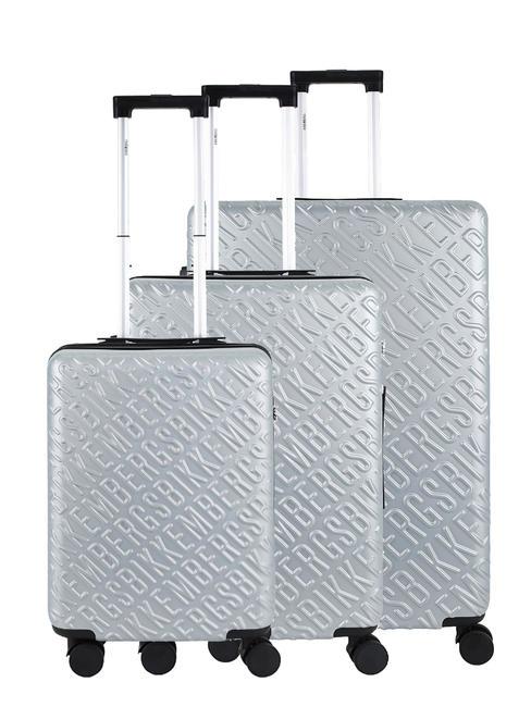 BIKKEMBERGS YUGINE Set 3 carucioare: cabina+mediu+mari Gri - Set trolere