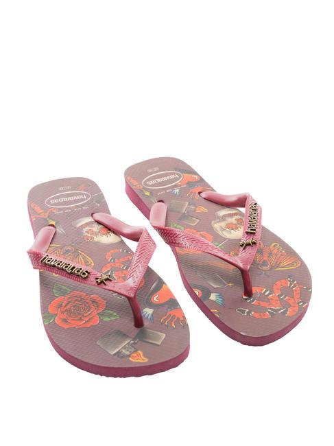 HAVAIANAS TOP TRIBO TOP flip-flops sol violet - Pantofi bărbați