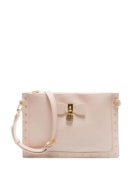 L'ATELIER DU SAC LA LA LAND Geantă clutch cu umăr plat pudra - Genți femei