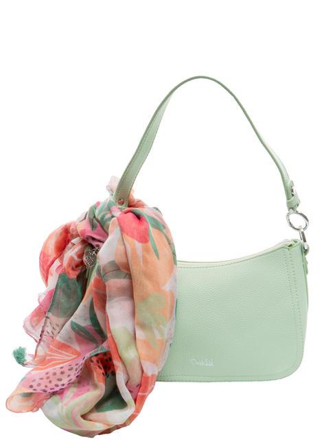 PASH BAG LIKE IT! Geanta de umar cu esarfa verde - Genți femei