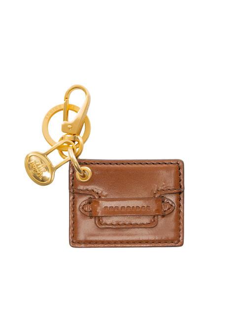 THE BRIDGE DUCCIO Breloc cu breloc din piele BROWN - Portchei