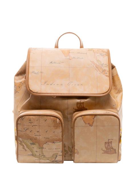 ALVIERO MARTINI PRIMA CLASSE GEO CLASSIC Rucsac cu buzunare NATURAL - Genți femei