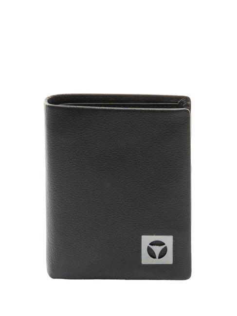 MOMO DESIGN CALF  Portofel vertical din piele negru - Portofele bărbați